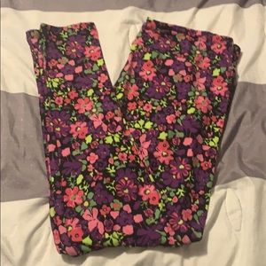Flower TC LuLaRoe Leggings